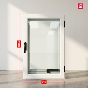 Ventana de abrir blanca 715 x 1055 línea Módena Leffler-Dietz
