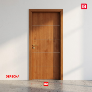 Puerta Gromanti Americana 80 cm izquierda madera T15 Leffler-Dietz