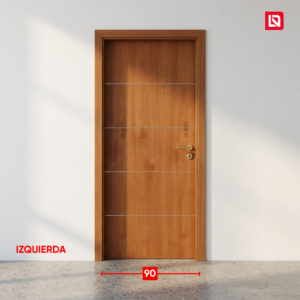 Puerta Gromanti Americana 90 cm izquierda madera T15 Leffler-Dietz