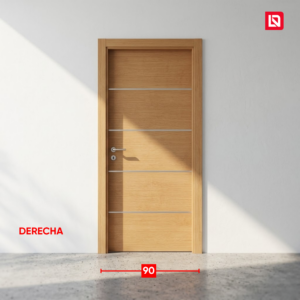 Puerta Oblak Luxor H 90 cm derecha madera T15 caoba Leffler-Dietz